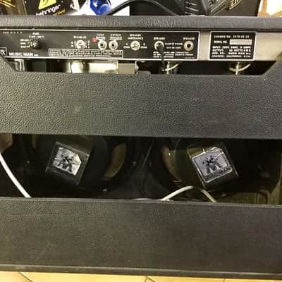music man sixty five reverb 2x12 - alnico square magnets amplifi... image 3