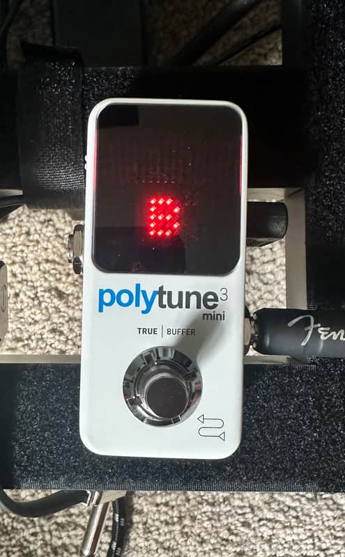 TC Electronic Polytune 3 Mini Polyphonic Tuning Pedal 2019 - Present - White