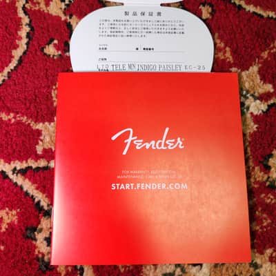 *NEW IN BOX* 2026 Fender Japan Limited Edition Indigo Paisley Telecaster, Fender Flagship Tokyo Store Exclusive Color, MIJ JD26 image 22