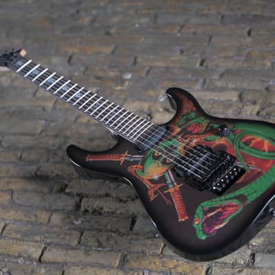 ESP Signature Series Guitars George Lynch Signature - Black w/ Skulls &amp; Snakes Graphic (PRE ORDER) image 5