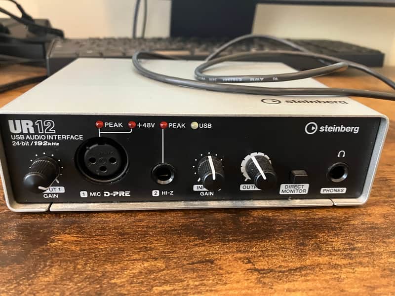 Steinberg UR12 USB 2.0 Audio Interface 2010s - Silver/Black image 1