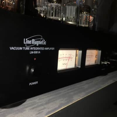 Line Magnetic 508IA Single Ended Triode Vacuum Tube 2018 Black, Class A , SET Integrated image 7