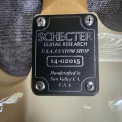 Schecter Custom 2015 vintage White Sale Ends 1/23 image 9