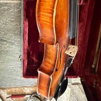German Violin with case and bow, full size. William Lewis brand brand German Violin. Full size with case and bow. image 6