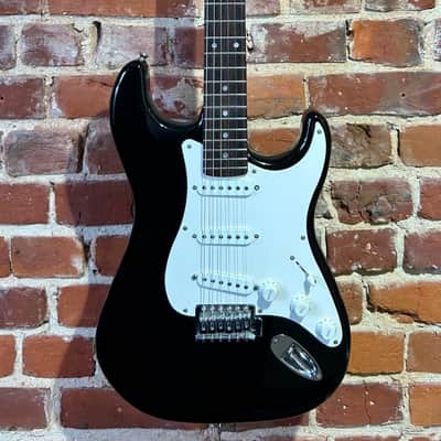 Squier By Fender 50th Anniversary Strat 1996 - Black image 1