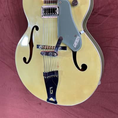 Gretsch Anniversary 6125 Semi-Hollow Electric Guitar | 1962 Two-Tone Green image 3