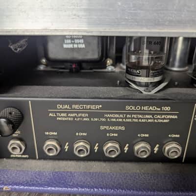 Mesa Boogie Dual Rectifier Solo Head 3-Channel 100-Watt Guitar Amp Head 2000 - 2009 - Various image 3