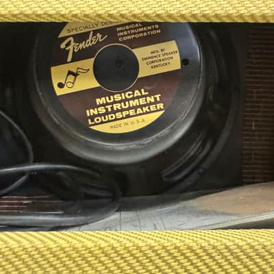 Fender Blues Deluxe 2-Channel 40-Watt 1x12" Guitar Combo 1994 - 1996 - Tweed image 7