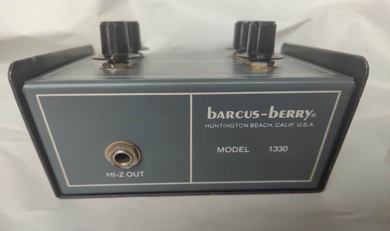 Vintage Barcus-Berry Standard Preamp - model 1330 70's | Reverb