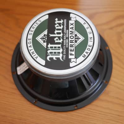 Weber 8F125 8" Ceramic Speaker (Vintage Series Ferromax 8F125H, 4 Ohms, 20 Watts, 8 Inch, Hemp Cone) for Fender Champ image 7