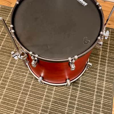 PDP Concept Maple 16x16” Floor Tom in Oxblood Satin Finish with Wood Hoops image 5