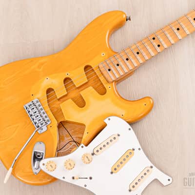 1988 Fender Stratocaster ST72-95DM Yngwie Malmsteen-Spec Natural Ash w/ Scalloped Board & DiMarzio, Japan MIJ Fujigen image 22