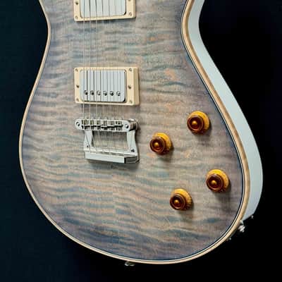 Knaggs Guitars - Kenai - Gloss Nitro Winter Solstice & White - T2 Maple/Mahogany Body - Mohogany Neck - Ebony Fret Board & Head Stock - Nickel Hardware - Bare Knuckle Mules - w/OHSC - Call for Best Price !!! image 3