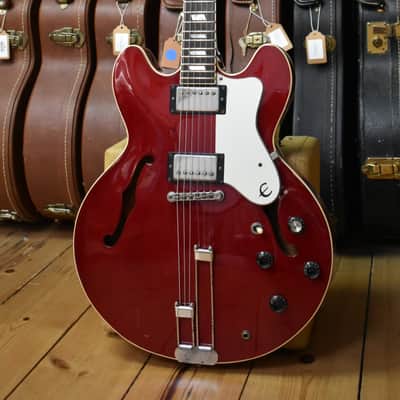 1987 Epiphone Japan Riviera Wine Red, Terada Factory Made, MIJ, RARE, Oasis, Noel Gallagher image 1