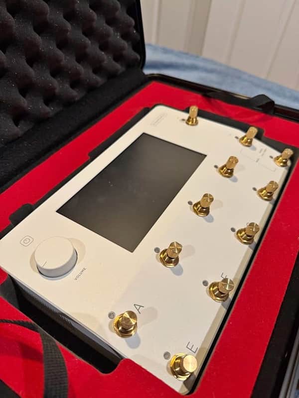 Neural DSP Quad Cortex White Gold Sweetwater Limited Edition + Gator TSA Case + Ampero Pedal image 1