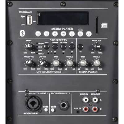 QTX Qova 12 - Portable Battery PA Inc. Wireless Mics image 3