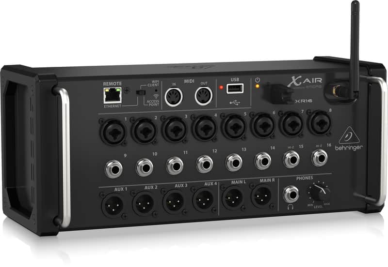 Behringer XR16 16 input Digital Stagebox Mixers Integrated Wifi Module and USB Stereo Recorder image 1