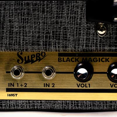 Supro 1695T Black Magick Guitar Combo Amplifier (1x12", 25 Watts) image 9