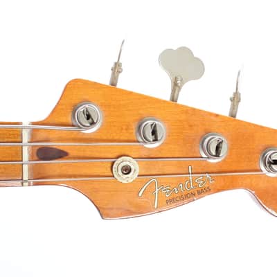 1983 Fender Precision Bass American Vintage '57 Reissue sunburst Fullerton image 5