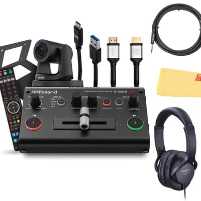 Roland PTZ Single Camera Bundle w/ Headphones image 1