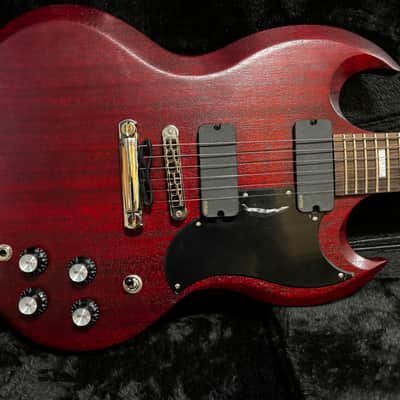 Gibson SG Special EMG Upgrade Satin Cherry Electric Guitar w Case image 2