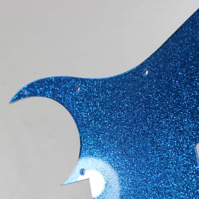 Blue Glitter Sparkle HXX Pickguard fits Ibanez(TM) RG550 Jem  RG image 10