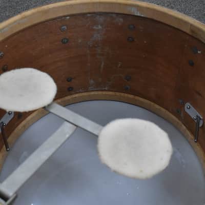 Vintage Slingerland Leedy 14" x 22" Bass Drum in Black Diamond Pearl image 8