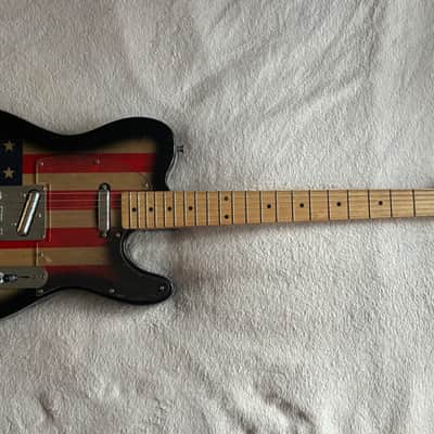 Fender, Squier Telecaster 2017 - US flag with lipstick bridge pick up image 1