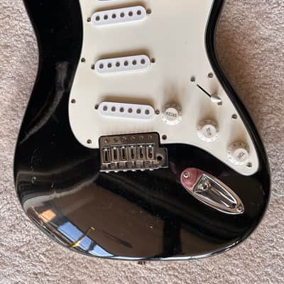 Fender Squier Strat SE Loaded Guitar Body Stratocaster 2000s - Black image 1