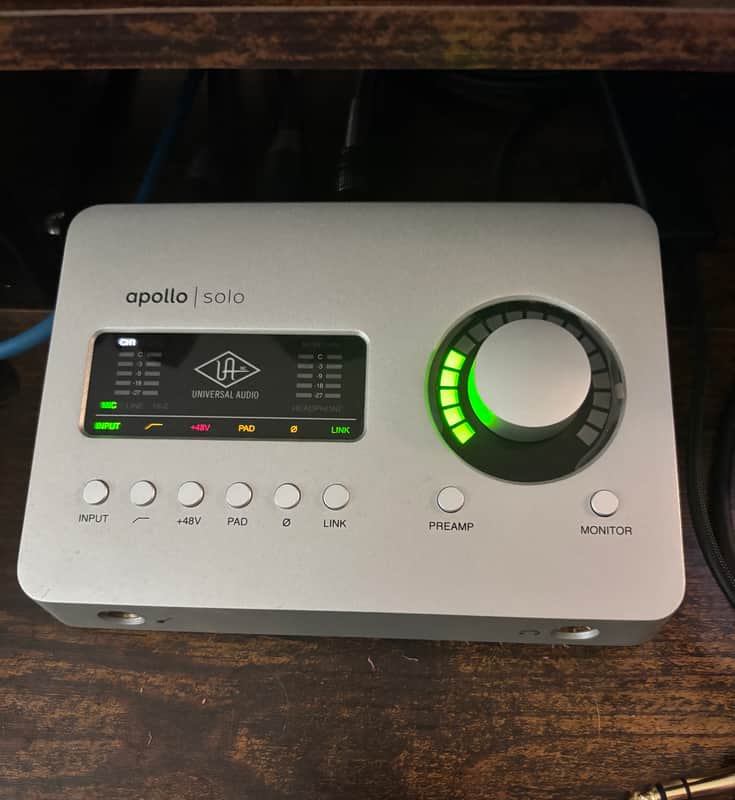 Universal Audio Apollo Solo Heritage Edition Thunderbolt 3 Audio Interface 2020 - Present - Silver image 1