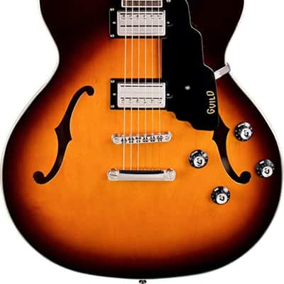 Guild Starfire I SC Semi-Hollow Electric Guitar, Rosewood Fingerboard, Antique Burst image 1