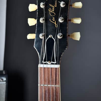 2017 Gibson Les Paul Standard Heavy Aged Gold over Green PSL image 11