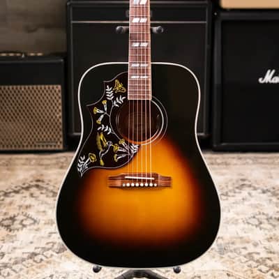 Gibson Hummingbird Standard Left-Handed Acoustic/Electric Guitar - Vintage Sunburst with Hardshell Case image 3