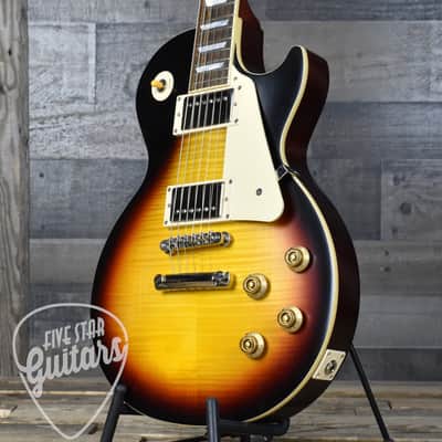Pre-Owned Epiphone '59 Les Paul - Tobacco Sunburst with Hard Shell Case image 12