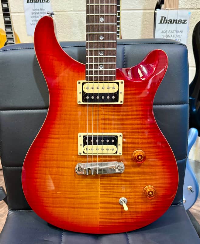 🌟2007 KOREA🌟 PRS SE Custom 22~ Flat Top Model~ Cherry Sunburst~ Moon Inlays! image 1