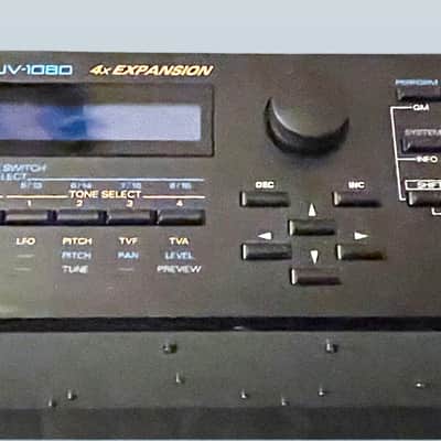 Roland JV-1080 64-Voice Synthesizer Module 1994 - 2001 - Black image 5