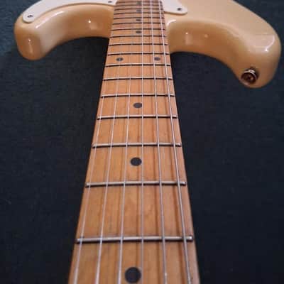 1994 Squier Stratocaster Bullet Series Vintage "Natural Cream Patina" image 7