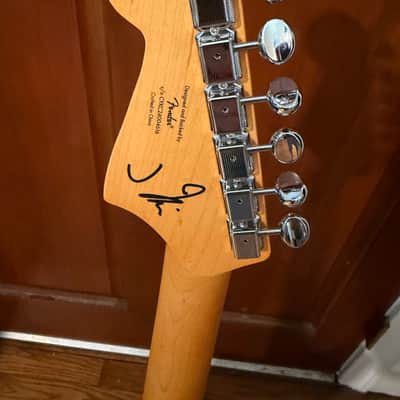 Squier J Mascis Jazzmaster with Laurel Fretboard 2018 - Present - Vintage White image 4