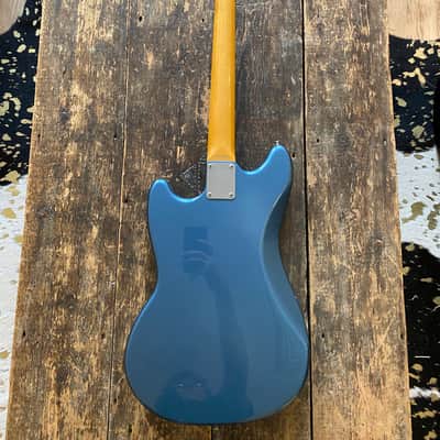 Fender Mustang '69 Reissue CIJ R-Serial 2004 Rare Non-Catalogue Solid Lake Placid Blue w/ Matching Headstock image 17