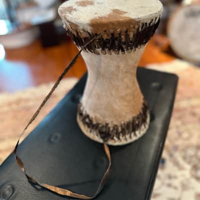 Handmade Hand Drum 1990’s - Goat Skin image 3