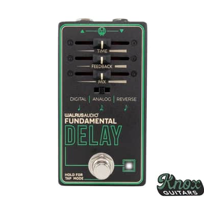 NEW Walrus Audio Fundamental Delay 2023 - Present - Black / Green