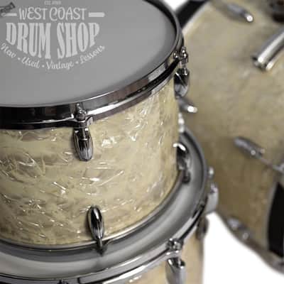 Used Gretsch Vintage 60s-70s Player's Kit White Marine Pearl 13, 16, 20 image 4