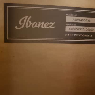IBANEZ AEWC400-TKS | Full Flame Maple top sides and back | Concert Cutaway | OM [slimline depth] image 23