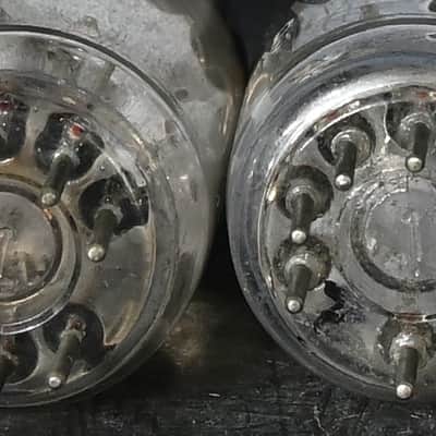 2x 1960's ECC81/12AT7/A2900 Siemens Top Ring Getter Made in Germany Amplitrex Tested Tube image 11