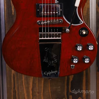 Epiphone 1964 SG Standard Reissue with Maestro Vibrola Cherry Red image 1