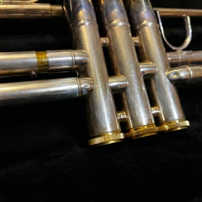 Blessing BTR1460S Silver Trumpet w Case image 11
