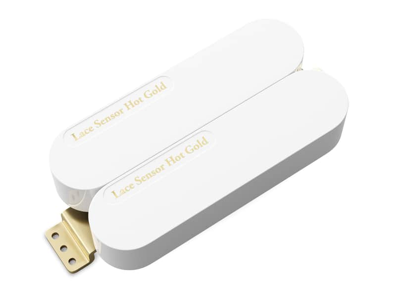 LACE Sensor Hot Gold Dually Humbucker (12k) - White image 1