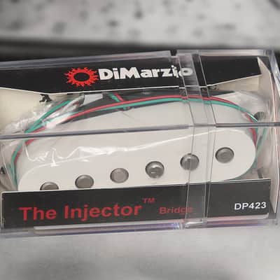 DiMarzio DP423W The Injector Single Coil Bridge Pickup - White image 1