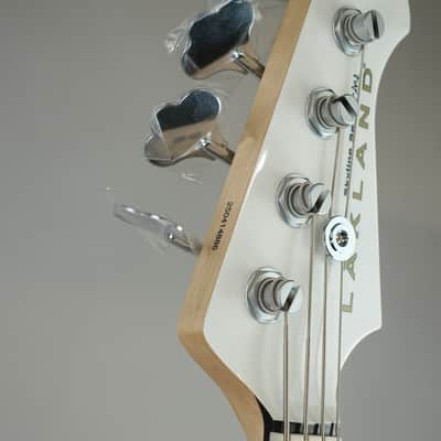 Lakland Skyline 44-64 Custom PJ Rosewood FB Electric Bass - White image 4