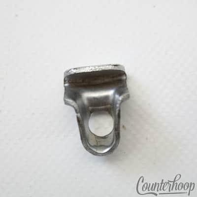 Pearl Tension T-Rod Clip Single-Flange Rim Floor/Tom/Snare Drum 60s Japan Chrome image 2